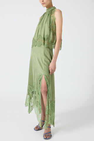 Lace Long Skirt Two-Piece Set