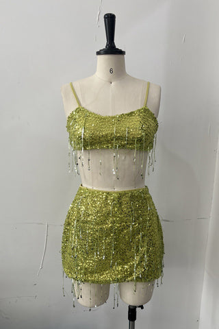 Fringe Embellished Tank Top