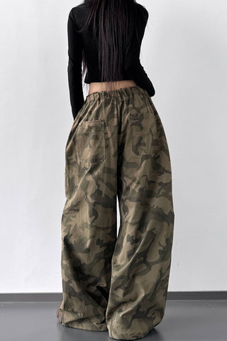 Wide-Leg Casual Pants