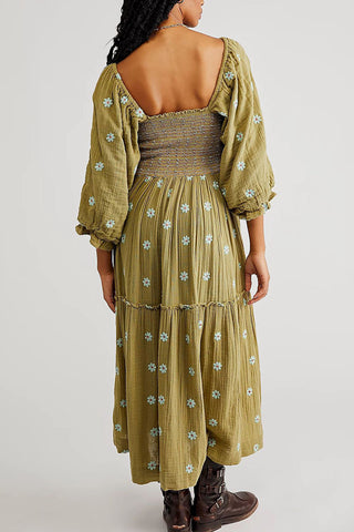 Floral Smocked Dress