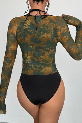 Strappy Long-Sleeve Bodysuit