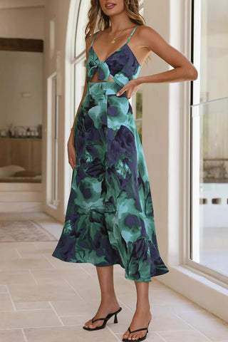 Strappy Cut-Out Casual Dress