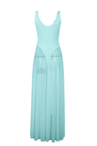 Sheer Maxi Slip Dress