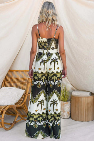 Strappy Tie-Front Jumpsuit