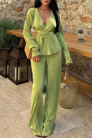 Elegant Two-Piece Flowing Set