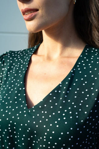 Polka Dot Casual Dress