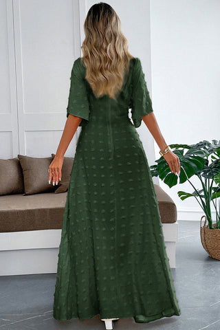 Elegant V-Neck Casual Maxi Dress