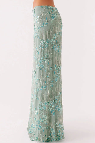 Embellished Maxi Skirt