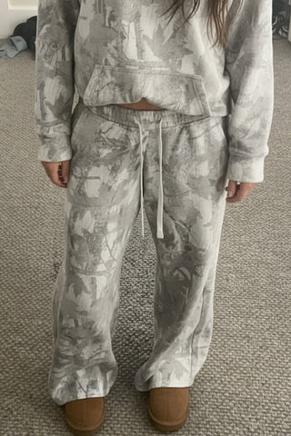 Drawstring Wide-Leg Casual Pants