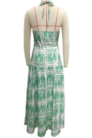 Halter-Neck Maxi Dress