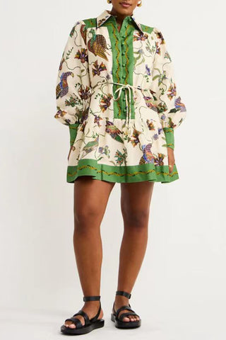 Floral Print Casual Dress