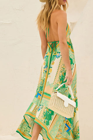 Boho Halter Flow Maxi Dress