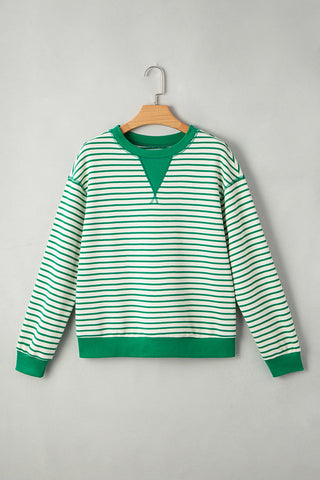 Striped Relaxed-Fit Pullover