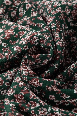 Floral Smocked Long Sleeve Dress