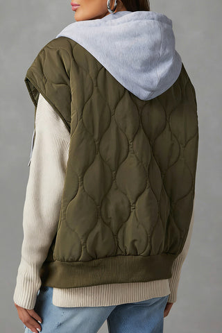 Quilted Zip-Up Vest
