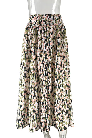 Stylish Patterned Maxi Skirt