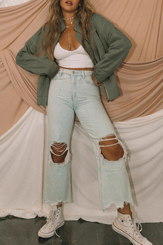 Quilted Zip-Up Jacket