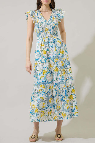 Floral Tiered Casual Dress