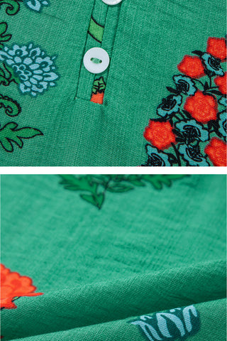 Floral Print Relaxed Fit Blouse