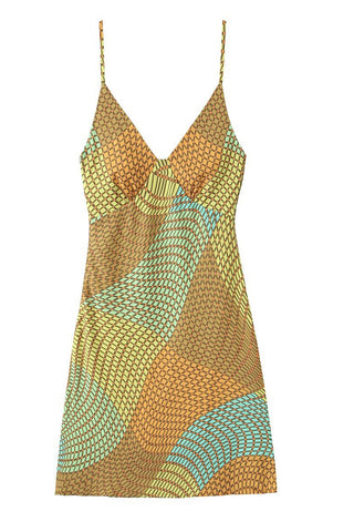 Abstract Print Cami Dress