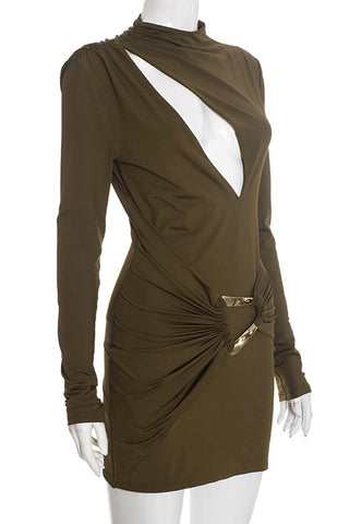 Cutout Bodycon Evening Dress