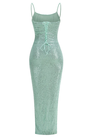 Elegant High-Slit Evening Gown