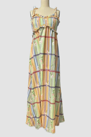 Tie-Strap Flowy Dress