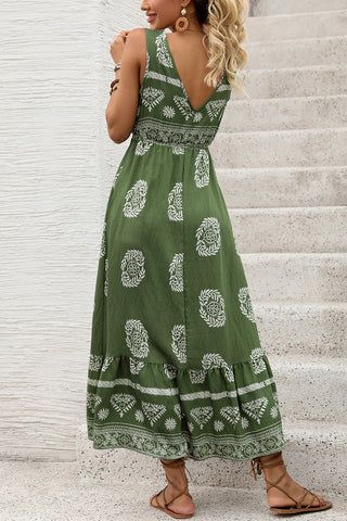 Bohemian Sleeveless Maxi Dress