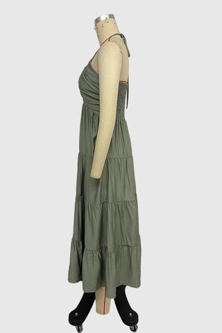 Halter Neck Maxi Dress