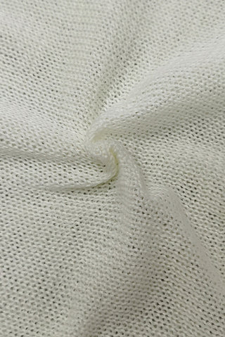 Strapless Knit Casual Set