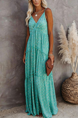 Tiered Maxi Casual Dress