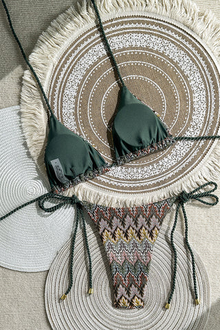 Stylish Bikini Set with Unique Pattern