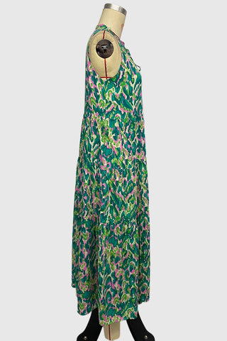 Flowing Printed Casual Dress