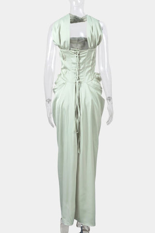 Elegant Draped Chic Casual Dress