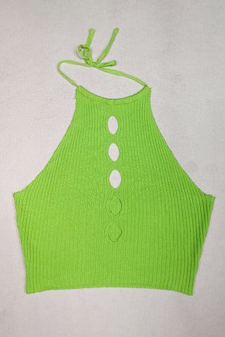 Halter Knit Tank Top