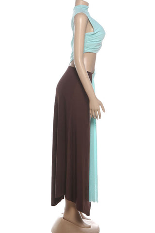 Elegant Wrap-Around Cocktail Dress