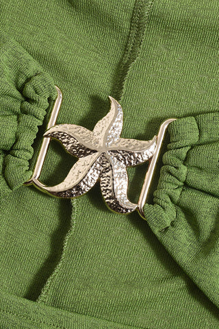 Strapless Cutout Maxi Dress