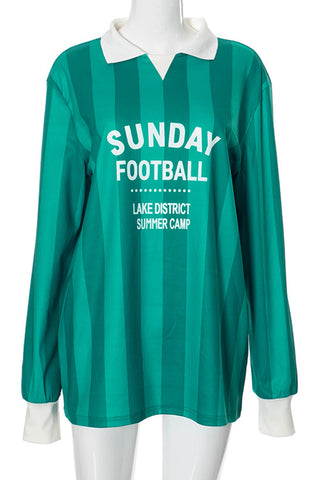 Sunday Football Graphic Long Sleeve Tee
