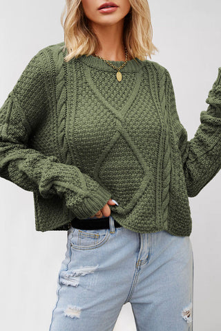 Classic Cable-Knit Sweater