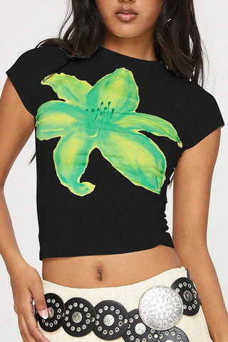 Graphic Floral T-Shirt