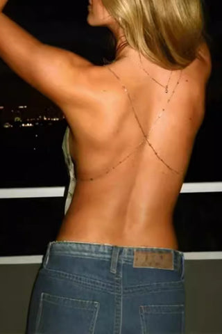 Deep V-Neck Floral Tank Top