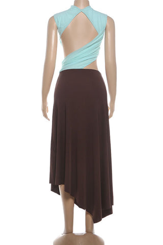 Elegant Wrap-Around Cocktail Dress