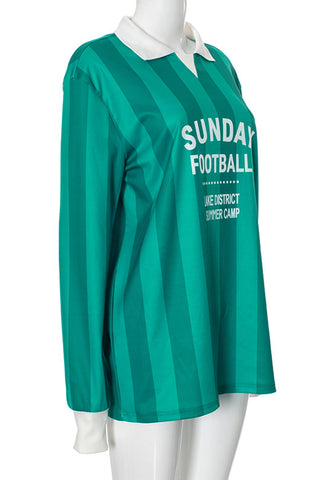 Sunday Football Graphic Long Sleeve Tee