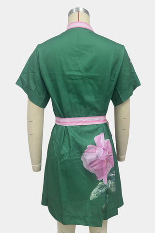 Floral Print Casual Dress