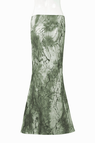 Elegant Maxi Skirt with Side Buckle