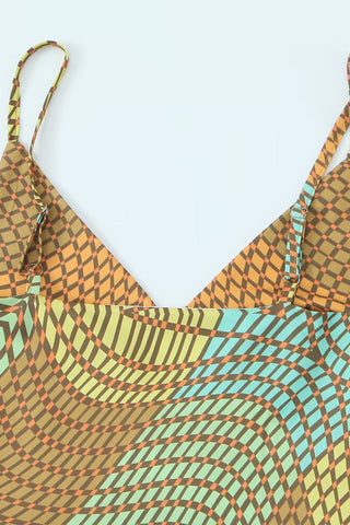 Abstract Print Cami Dress