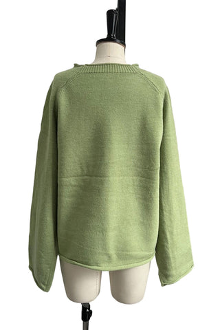 Graphic Fish-Pattern Sweater