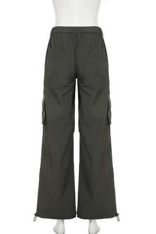 Wide-Leg Cargo Pants