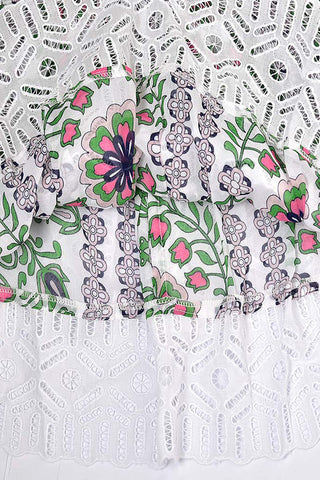 Ruffle Strap Floral Tank Top