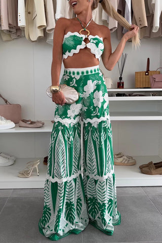 Tropical Crop and Wide-Leg Set
